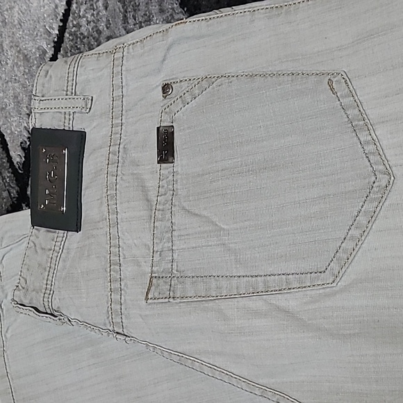 MGB LIGHT GRAY DENIM JEAN - Picture 2 of 14